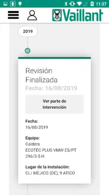 Área clientes Vaillant android App screenshot 1